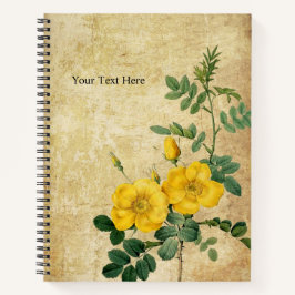 Sweetbriar Rose Vintag Spiral Notebook Notizblock