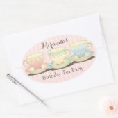 Sweetchic Birthday Teacup Tee Party Sticker (Umschlag)