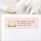 Sweetchic Teacup Teabag Party Sticker (Insitu)