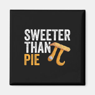 Sweeter als Pie Math Geek Teacher 3,14 Pi Tag Magnet