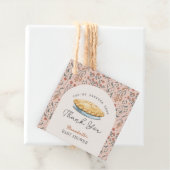 Sweeter als Pie Pink Floral Baby Dusche Vielen Dan Geschenkanhänger (Beispiel)