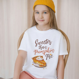 Sweeter als Pumpkin Gewürz, Fall Vibes Kinder T-Shirt