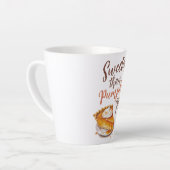 Sweeter als Pumpkin Pie - Fall Pumpkin Gewürzkuche Milchtasse (Linke Ecke)