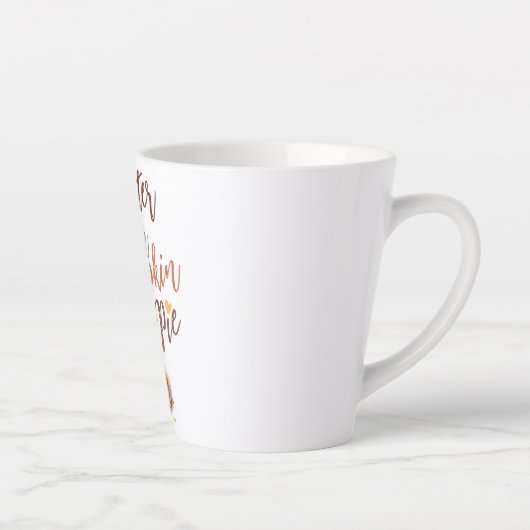 Sweeter als Pumpkin Pie - Fall Pumpkin Gewürzkuche Milchtasse (Rechts)