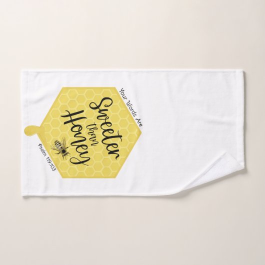 Sweeter Than Honey Badhandtuch Set (Handtuch)