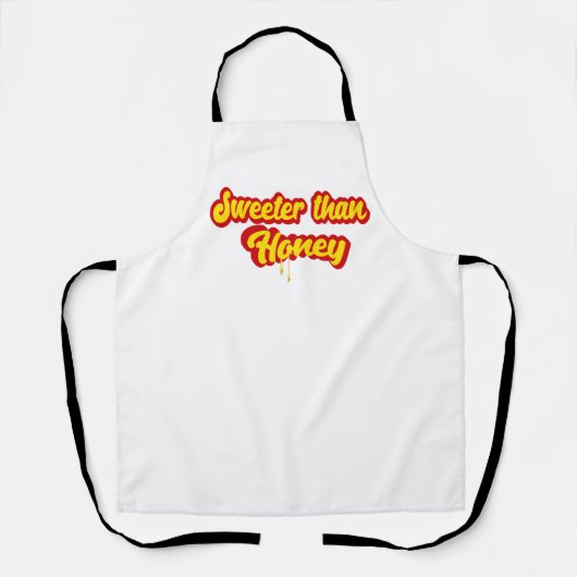Sweeter Than Honey Funny Bakers Küche Schürze (Vorderseite)