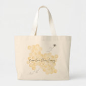 Sweeter Than Honey Tote Bag Jumbo Stoffbeutel (Vorne)