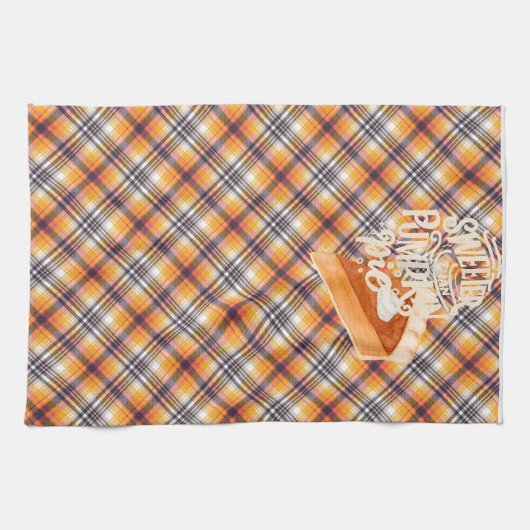 Sweeter Than Pumpkin Pie Geschirrtuch (Horizontal)