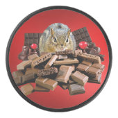 Sweetest Day Chocolate Chipmunk Eishockey Puck (Vorderseite)