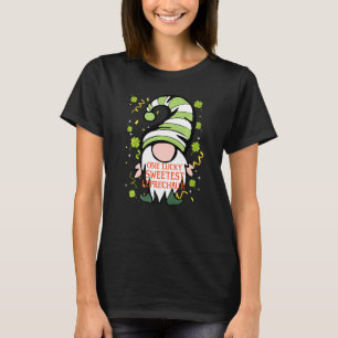 Sweetest Funny St Patrick S Day Lucky Gnome Famili T-Shirt