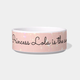 Sweetest Girl Princess Funkelnd Pink Napf