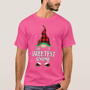 Sweetest Gnome Buffalo Kariert Matching Family Gro T-Shirt