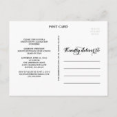 Sweetest Grad | Abschluss Postkarte Einladung (Rückseite)