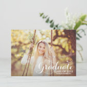 SWEETEST GRAD | EINLADUNG VON ABSCHLÜSSEN (Stehend Vorderseite)