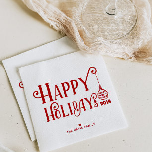 Sweetest Happy Holidays   ZollWeihnachtsWeihnachte Serviette