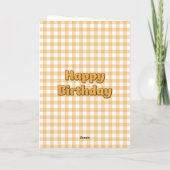Sweetest Honey Dipper Birthday Card Karte (Rückseite)
