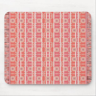 Sweetest Little Coral Flower Rug Stil Mousepad