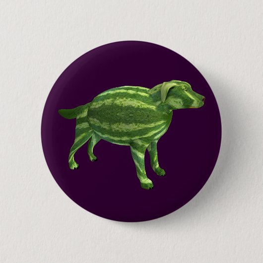 Sweetest Melon Dog Button (Vorderseite)