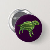 Sweetest Melon Dog Button (Vorne & Hinten)