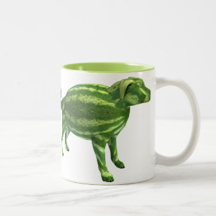 Sweetest Melon Dog Zweifarbige Tasse