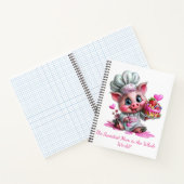 Sweetest Mom Pig Chef Notebook Notizblock (Innenseite)