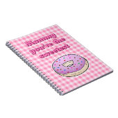 Sweetest Pink Donut Notizblock (Rechte Seite)