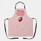Sweetest Red Strawberry Schürze (Vorderseite)