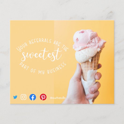 Sweetest Referras E-Mail-echte Anwesen-Marketing Flyer (Vorne)