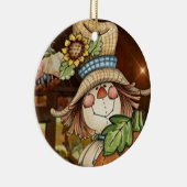 SWEETEST SCARECROW CHRISTMAS ORNANAS KERAMIKORNAMENT (Rechts)