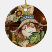SWEETEST SCARECROW CHRISTMAS ORNANAS KERAMIKORNAMENT (Vorne)