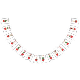 Sweetest Season Christmas Cupcake Bunting Wimpelkette