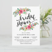 Sweetest Summer Bridal Dusche Einladung (Stehend Vorderseite)