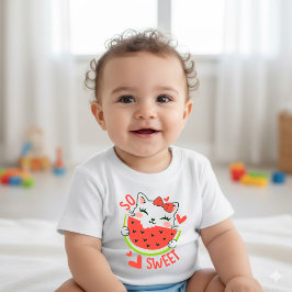Sweetest Summer Fruit Cartoon Baby T-Shirt Baby Strampler