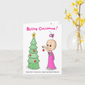 SweetHart Weihnachtsbaum Grußkarte (w/QR) Karte (Gelbe Blume)