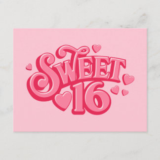 Sweetheart 16 Custom Einladung