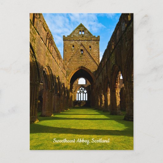 Sweetheart Abbey, Schottland Postcard Postkarte (Vorderseite)