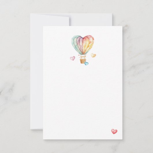 Sweetheart Baby Dusche Foto Danke Karte (Rückseite)