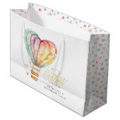 Sweetheart Baby Dusche Große Geschenktasche Geschenktüte (Vorderseite Schrägansicht)