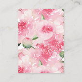 Sweetheart Baby Dusche Windelwanne Umschließung Begleitkarte (Rückseite)