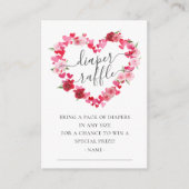 Sweetheart Baby Dusche Windelwanne Umschließung Begleitkarte (Vorderseite)