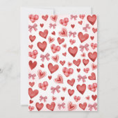 Sweetheart Baby Shower Advice Card Einladung (Rückseite)