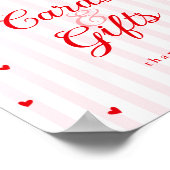 Sweetheart Baby Shower Cards & Gifts Sign Poster (Ecke)