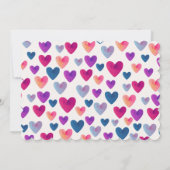 Sweetheart Baby Shower Einladung (Rückseite)