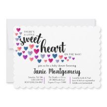 Sweetheart Baby Shower Einladung