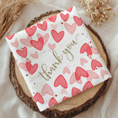Sweetheart Baby Shower Valentine  Serviette