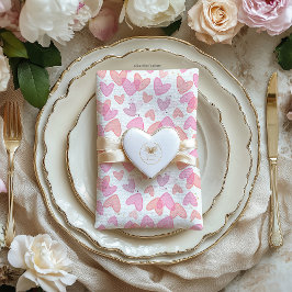 Sweetheart Baby Shower Valentine Serviette