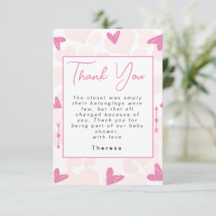 Sweetheart   Babydusche Dankeskarte