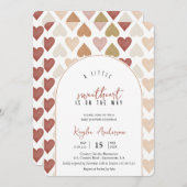 SWEETHEART Babydusche Einladung (Vorne/Hinten)