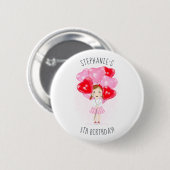 Sweetheart Balloon Birthday Button (Vorne & Hinten)
