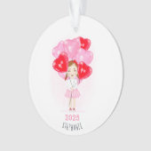 Sweetheart Balloon Birthday Ornament (Vorderseite)